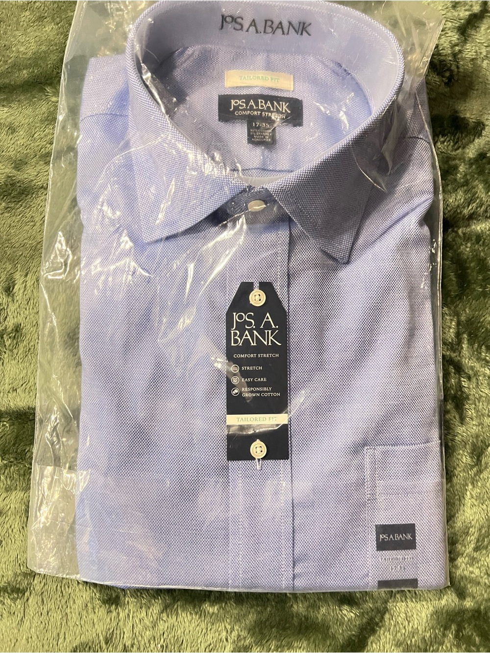 Jos. A. Bank Light Blue Tailored Dress Shirt